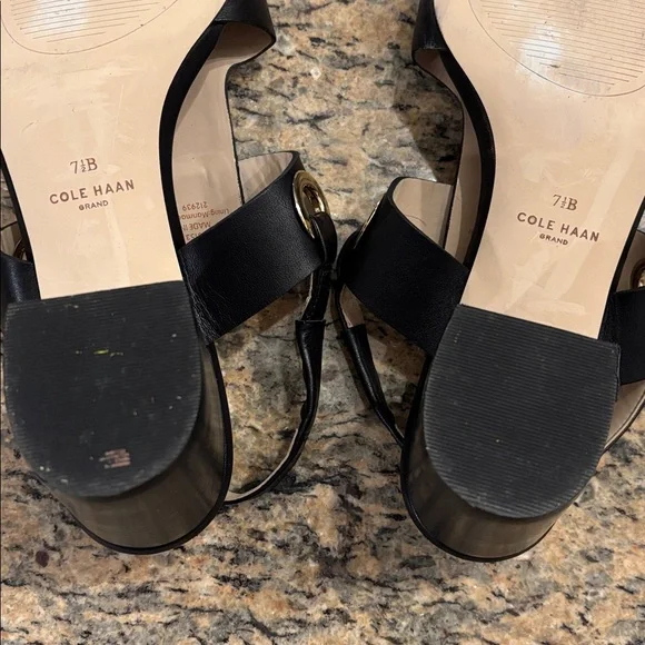 COLE HAAN Adele Grandseries Sling Back Leather Sandals SIZE 7.5 - Picture 8 of 8
